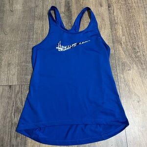 Nike Pro Women's Vibrant Blue Tank Top Size Medium GUC